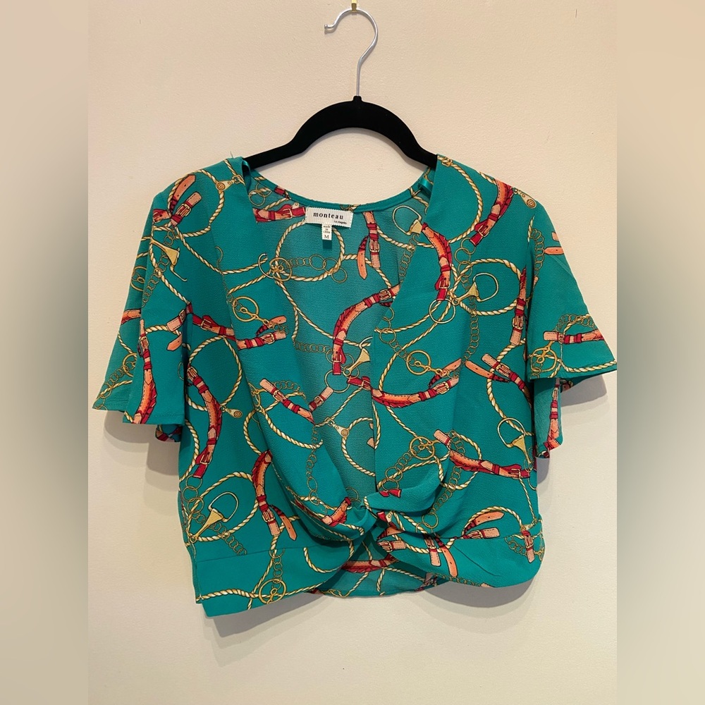 Monteau Cropped Blouse
